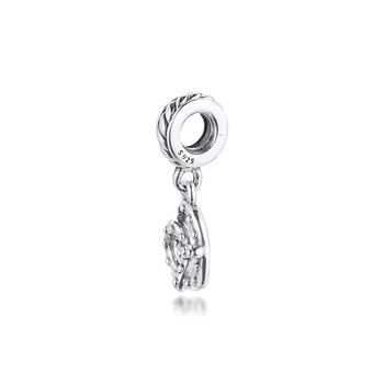 Hodí Pandora Náramek Preclík Houpat Kouzlo 925 Původní Sterling Silver Korálky DIY Šperky Dárkové Den matek 2021