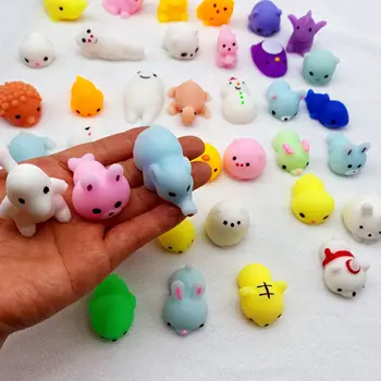 Mochi Hračky měkký materiál Squeeze Rozmačkaný Kawaii panenka Natahovací Zvířata Léčení Stresu, děti, hračky