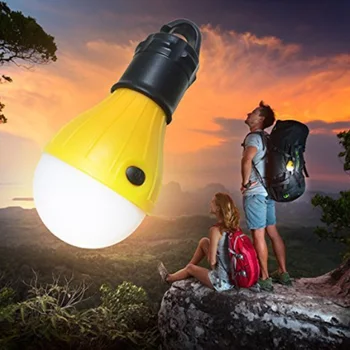 Přenosné Osvětlení Lucerna Stan Světlo LED Žárovka, Nouzové Lampy Vodotěsné Závěsný Hák Svítilna Camping Světlo Použít
