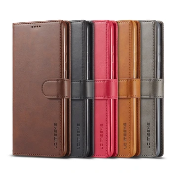 Kožená Peněženka Flip Pouzdro Pro Samsung Galaxy A52 Pouzdro Držitele Karty Kniha