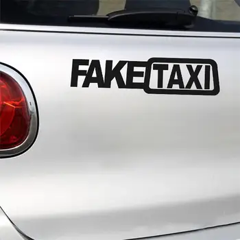 Legrační Auto Samolepka FAKE TAXI Unášených Znamení Závodní Auto Vozidla Obtisk Dekorace Dárek