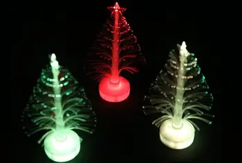 Horký LED, Barvy Měnící se Mini Vánoční Vánoční Strom Veselé Vánoční Osvětlení Dekorace Domácí Party Stolu Dekor Kouzlo