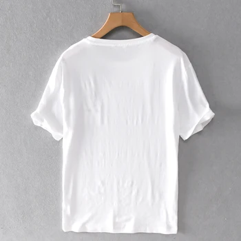 2020 Letní nové prádlo s krátkým rukávem t-shirt muži velké velikosti volné trend muži tričko značky bílé t košile mužské košile camiseta