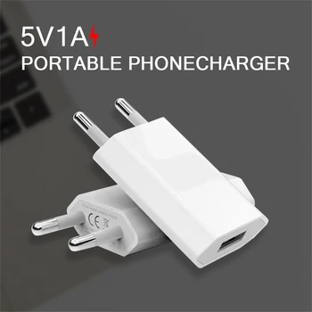 5V 1A Přenosné Cestovní Nabíječka EU Plug Zdi Nabíječky USB Nabíječka Adaptér pro Huawei, Xiaomi iPhone Samsung LG