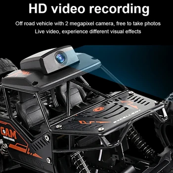 Fotoaparát Rc Auto Stroj Na Dálkové Ovládání Stunt 2.4 G 720P WI-fi FPV HD Kamera SUV 1:18 Radiocontrol Hračky, Lezení, Auto Pro Děti
