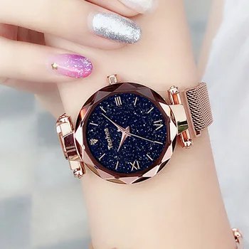 Zbrusu nový design dámské hodinky luxusní dámské hodinky magnetické hvězdnou oblohu quartz hodinky dámské módní hodinky dámy Relogio Feminino