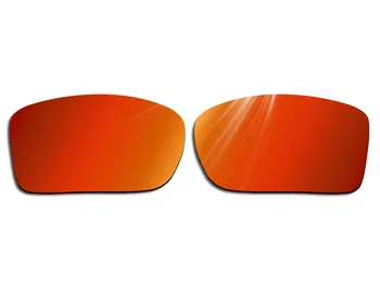 Glintbay 2 Páry Polarizované sluneční Brýle Náhradní Objektivy pro Oakley Double Edge Fire Red a Ice Blue