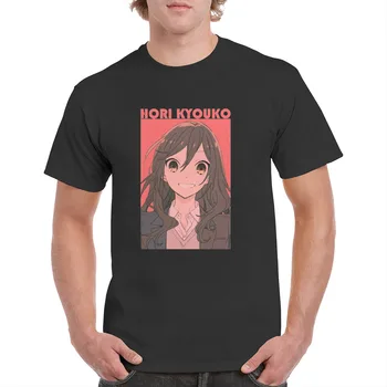 Roztomilý Hori kyouko t shirt Harajuku Unisex Horimiya Topy Příležitostné Kreslený Anime grafika Bavlna T-shirt Žena/Muž