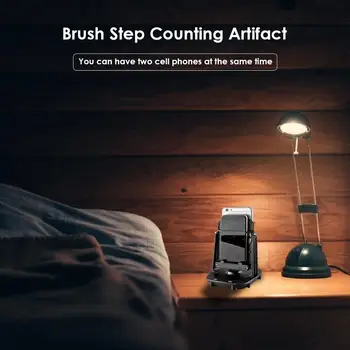 Kreativní Proudu Automatické Shake Telefon Vrtí Zařízení Záznam Krok Artefakt WeChat Pohybu Krok Domácí Dekoraci