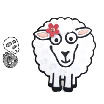 Vybudovat ovce Řezání Kovů Zemře, Vzorníky, Alba Scrapbooking Papír Řemesla Dekorativní Ražba Nového roku 2019