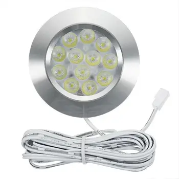 12V Slim RV Světlo na Čtení LED Bodové Kabinetu Světla Vnitřní osvětlení Pro Karavan Van, Loď, Táborník
