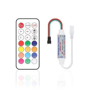 RGB, RGBW RGBWW USB LED Strip Řadič 14 17 21 24 44key Bezdrátové RF Dálkové Ovládání Magic Domov Pro 5050 2835 WS2811 LED Stmívače