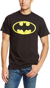 DC Comics Pánské Batman Základní Logo T-Shirt