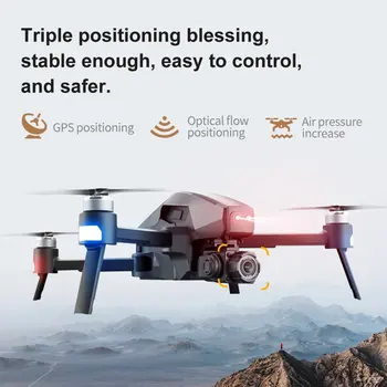 M1 Pro Mechanické Drone 2-Osy 6k Vysokým Rozlišením Gimbal Fotoaparát 5G Wifi Gps Systém RC Skládací Quadcopter Dárky