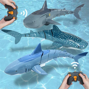 Vtipné RC Žralok Hračky Dálkové Ovládání Zvířata, Roboty, Vana Bazén, Elektrické Hračky pro Děti, Chlapci, Děti, Super Věci, Žraloky, Ponorky