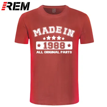REM tričko Módní Vyroben V roce 1988 T Košile Muži Bavlny O Vtipné Krk Dárek k Narozeninám T-shirt Topy Tričko Cool Mans Tričko