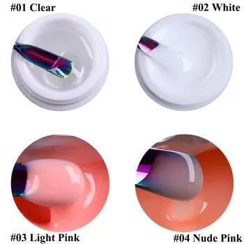 15ml Acrylic Gel Pro Prodloužení Nehtů Tipy Rychlý Stavební UV Builder Gel Opravit Zlomený Prst Prodloužit Formě Manikúra Nástroje