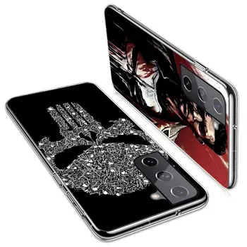 Průhledný Kryt Marvel Punisher Pro Samsung Galaxy S21 S10 S10e S9 S8 S7 S6 Plus Ultra Okraji Měkké Telefon Případ
