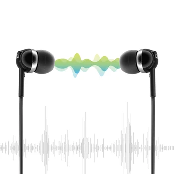 Sennheiser CX100 3,5 mm kabelová Stereo Sluchátka V uchu Izolace Hluku Bass Sport Herní Sluchátka hi-fi Sluchátka s mikrofonem pro iPhone/Samsung