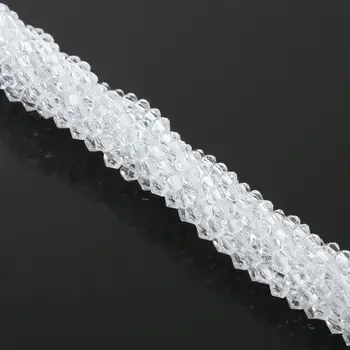 4mm Barevné Distanční Volné Crystal, české Sklo, Korálky Pro Výrobu Šperků Náramek Náhrdelník Vyšívání Accessoire Velkoobchodní Dodávky