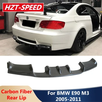E90 Uhlíkových Vláken V Typ Zadní Nárazník Difuzor Lip Spoiler Protector body Kit pro BMW 3 Série E90 M3 2005-2011
