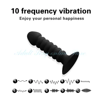Anální Vibrátor Vibrační Prostaty Vibrační Masážní přístroj pro muže, Vibrátory pro Anální Butt Plug Dálkové Ovládání erotické Hračky pro Dospělé