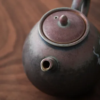 Voda Hrnec Jingdezhen Ručně Vyráběné Retro Čínský Čaj Hrubé Keramiky Pece Kung Fu Čaj Dan Hu Konvice Na Čaj, Tradiční Čínský Čajový Set