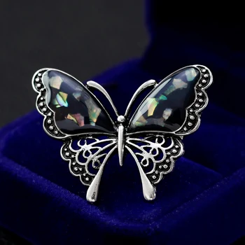 Nový shell, motýl brož pro ženy módní hmyzu brož módní styl šperky, kvalitní šperky