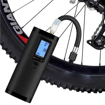Nafukovací Čerpadlo, Vzduchový Kompresor Pneumatiky Mini Bike Čerpadlo Elektrický Přenosný LCD Digitální Displej, USB Auto Inflátorová Čerpadlo Bike Tools