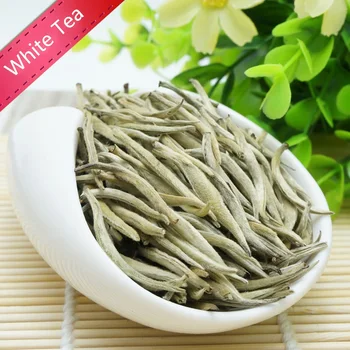 250g Bílý Čínský Čaj Bai Hao Yin Zhen Bílý Čaj Silver Needle Čaj Na hubnutí Sypaného Čaje Přírodní Organické Krása, Zdraví, Potraviny