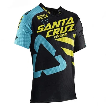 Santa Cruz Enduro Downhill Horské Kolo Dresy MX Motocross BMX Racing Jersey DH Dlouhý Rukáv Cyklistické Oblečení MTB T-shirt