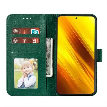 3D Pero Reliéfní Kožené Pouzdro Pro Xiaomi Mi POCO X3 NFC Případě Měkké TPU Magnet Peněženka Flip Pouzdro Pro POCO X3 NFC Telefon Případě