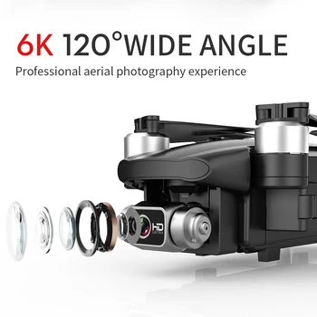 2021 Nové CSF100 Drone Profesional 6K HD Kamery, 3-osý Gimbal 35 min Doba Letu, Letecké Snímkování, GPS, WIFI FPV SG906 Pro2 F11
