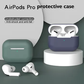 Funda de silicona para apple Airpods Pro, carcasa con adhesivo para Bluetooth, ochránce para airpod 3, automobilové příslušenství para Airpods