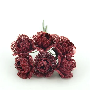 Nové 60pcs 4cm hedvábí Růže, Umělé Květiny Kytice Pytloviny Pytloviny Květiny Pro Svatební Dekorace, Scrapbooking Řemeslo DIY věnce