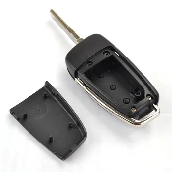 Auto, Případě Skládací Flip Dálkový Klíč Shell Pouzdro 3 Tlačítko Případě Pro AUDI A2 A3 A4 A6 S6 A6L A8 TT s Blade
