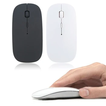 1600 DPI USB optická bezdrátová myš 2.4 G přijímač, ultra tenká myš, bezdrátová myš pro PC, notebook