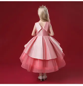 Slavnostní Květinové Krajkové Dívky Šaty dětské Oblečení Pro Svatební Party Děti Šaty Pro Dívky, Narozeniny Princezna, Šaty Vestidos 8 10 Rok