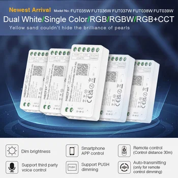Miboxer 2.4 GHz Single Color Dual Bílá RGB, RGBW RGB+CCT LED Controller (Wi-fi+2.4 G) FUT035W Stmívání, Inteligentní Hudbu, APLIKACE Hlasové Ovládání