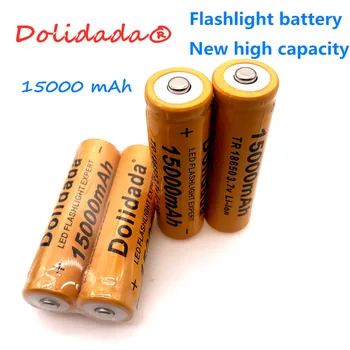 20KS Dolidada Vysoce Kvalitní 15000 mAh 3.7 V 18650 lithium-ion baterie Dobíjecí baterie Pro LED svítilna/Elektronika