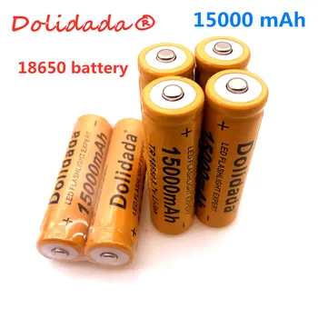 20KS Dolidada Vysoce Kvalitní 15000 mAh 3.7 V 18650 lithium-ion baterie Dobíjecí baterie Pro LED svítilna/Elektronika