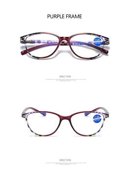 Ženy Proti Modré Světlo Brýle Na Čtení Módní Tisk Jaro Nohy Presbyopickém Brýle, Brýle, Lupa Brýle Nové
