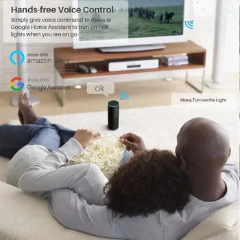 Tuya Smart Wi-Fi Přepínač Ne Neutrální Vodič Vyžaduje Inteligentní Dotykový Spínač 1 2 3 Gang Tuya Smart Home Podporu Alexa Google Assistant