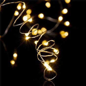 2M 20 Led, Láhev na Víno, Korek Světla LED Stříbrný Měděný Drát Barevné Víla Garland String Světla Vánoční Svatební Party Art Decor Lampa