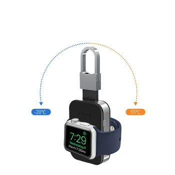 Bezdrátová Nabíječka pro Apple Watch Serie 6 5 4 3 se iWatch Přenosné Keychain Dock nabíjecí Stanice pro Apple watch 6/5 Příslušenství