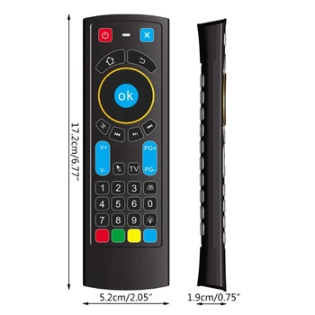 Air Mouse pro Android TV Box CR3 Bezdrátová Klávesnice 2.4 G Smart TV Remote Support IPTV Mini PC, HTPC PCTV