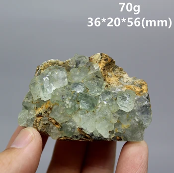 Přírodní Průhledný fluorit minerální vzorky Kamenů a krystalů, Léčení crystal quartz doprava zdarma