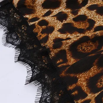 2020 Nové pyžamo Ženy Plus Velikosti Sexy spodní Prádlo Luk Krajky Trim Leopard Romper Kombinézu spodní Prádlo #3