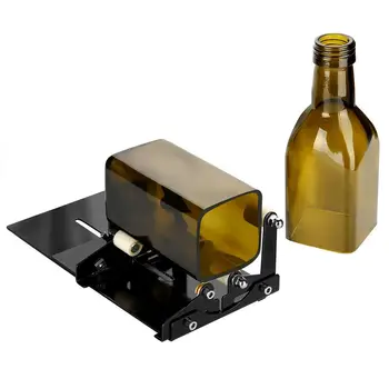 Skleněná Láhev Fréza DIY Stroj Pro Řezání Víno, Pivo, Whisky, Alkohol, Šampaňské Craft Rukavice, Brýle Příslušenství Sada Nářadí