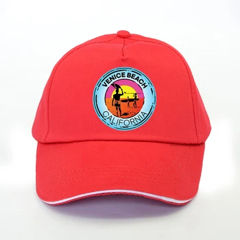 Venice Beach v Kalifornii sluneční klobouk módní Značka Muži Ženy Beach baseball cap letní venkovní nastavitelný Beach Trucker hat